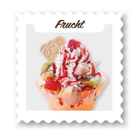 Frucht Eisbecher