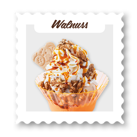 Walnuss Eisbecher